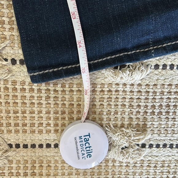 True Religion Dark Blue Flare Jeans - Picture 6 of 12